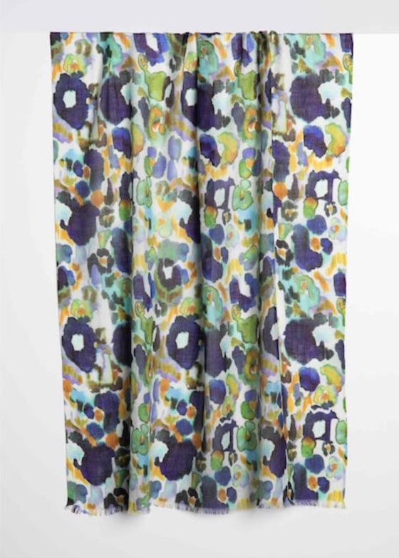 Kinross | Animal Floral Print Scarf