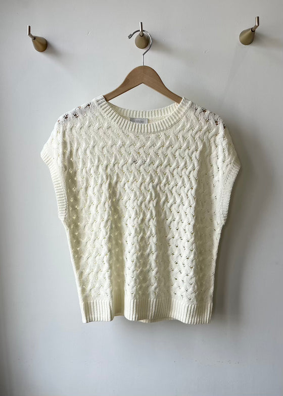 Kinross | Braided Sleeveless Crew