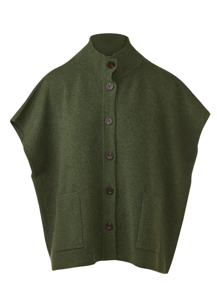 Kinross | Button Mock Cardigan | Highland