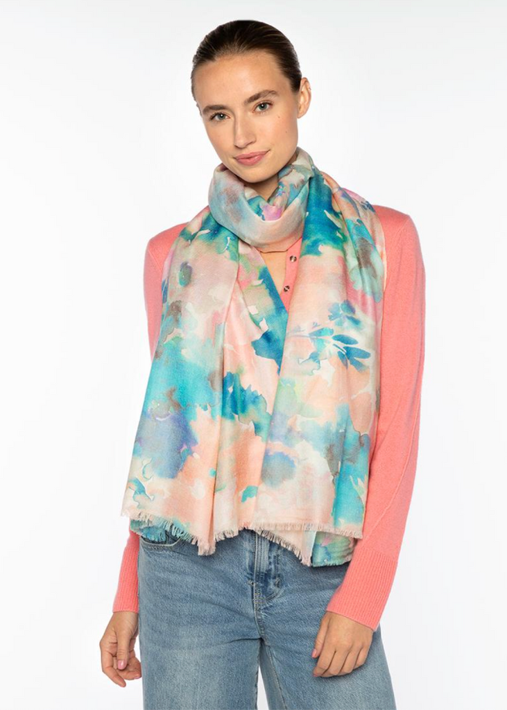 Kinross | Maldives Floral Print Scarf