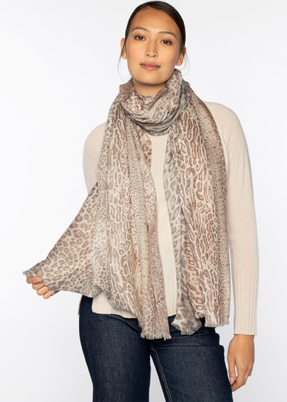 Kinross | Mixed Animal Print Scarf