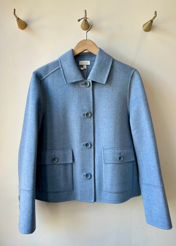 Kinross | Pleat Back Short Coat