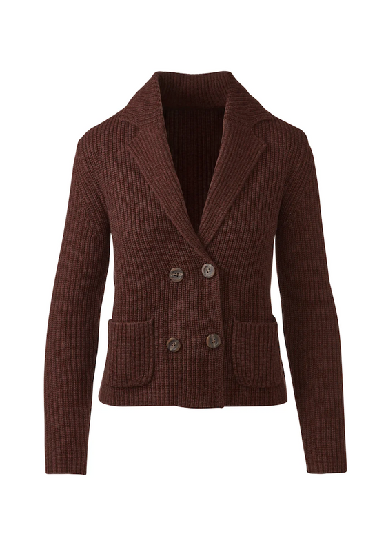 Kinross | Rib Notch Collar Cardigan