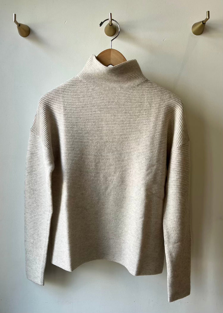 Kinross | Textured Slouchy Funnel | Agate
