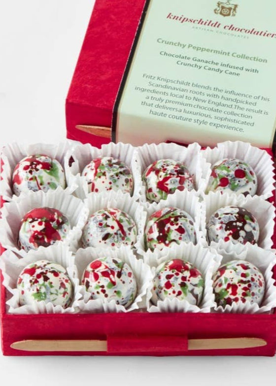 Knipschildt Chocolatier | 12pc Candy Cane Bonbons