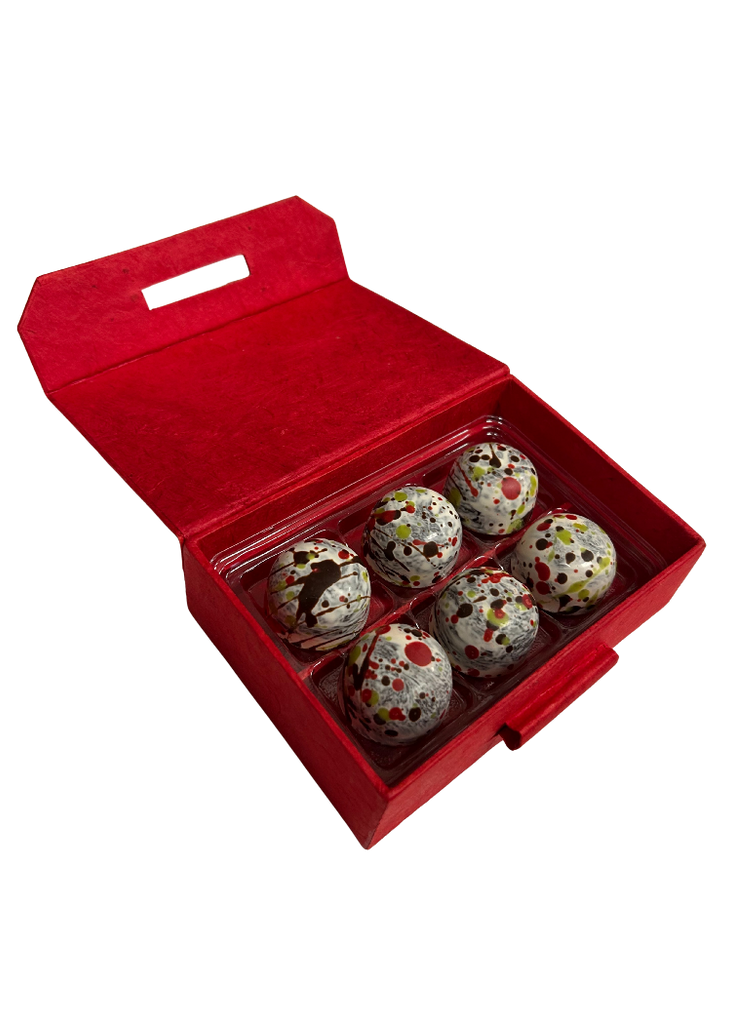Knipschildt Chocolatier | Candy Cane Bonbons | 6 pc