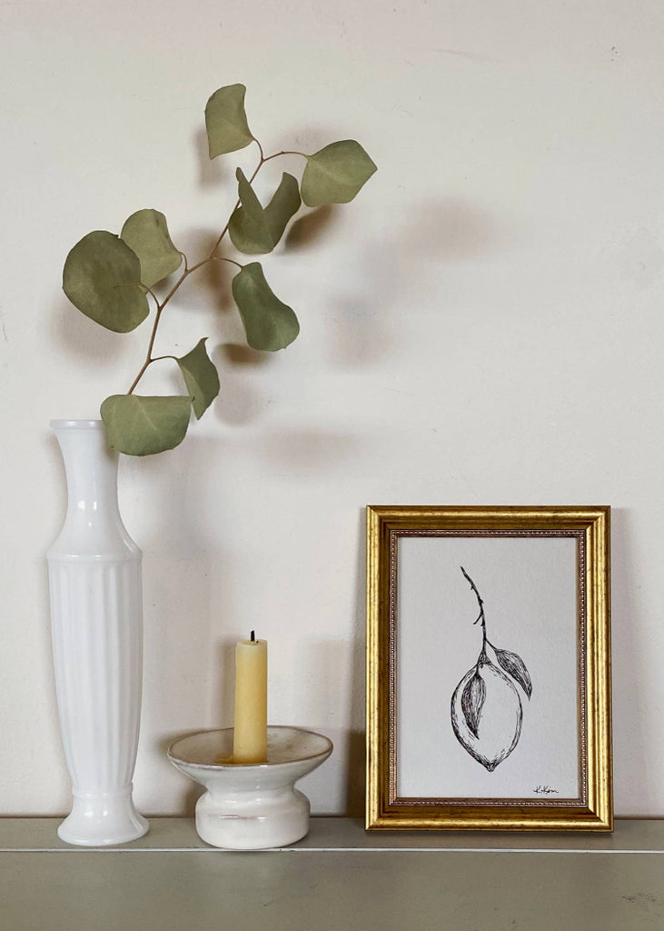 Krista Kim Studio | Lemon Drop | Framed