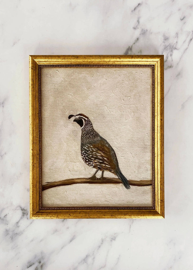 Krista Kim Studio | Quail | Framed