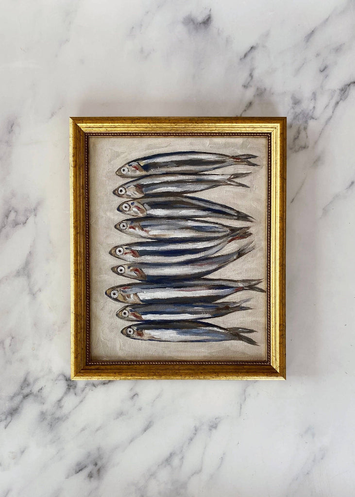 Krista Kim Studio | Sardines | Framed