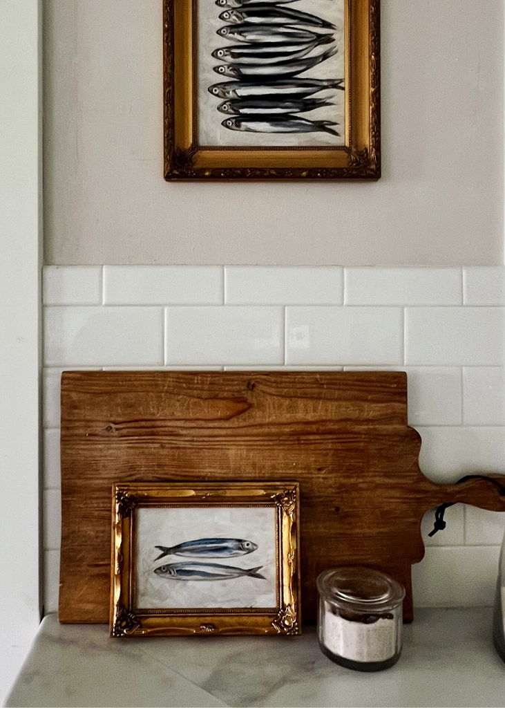 Krista Kim Studio | Sardines II | Framed