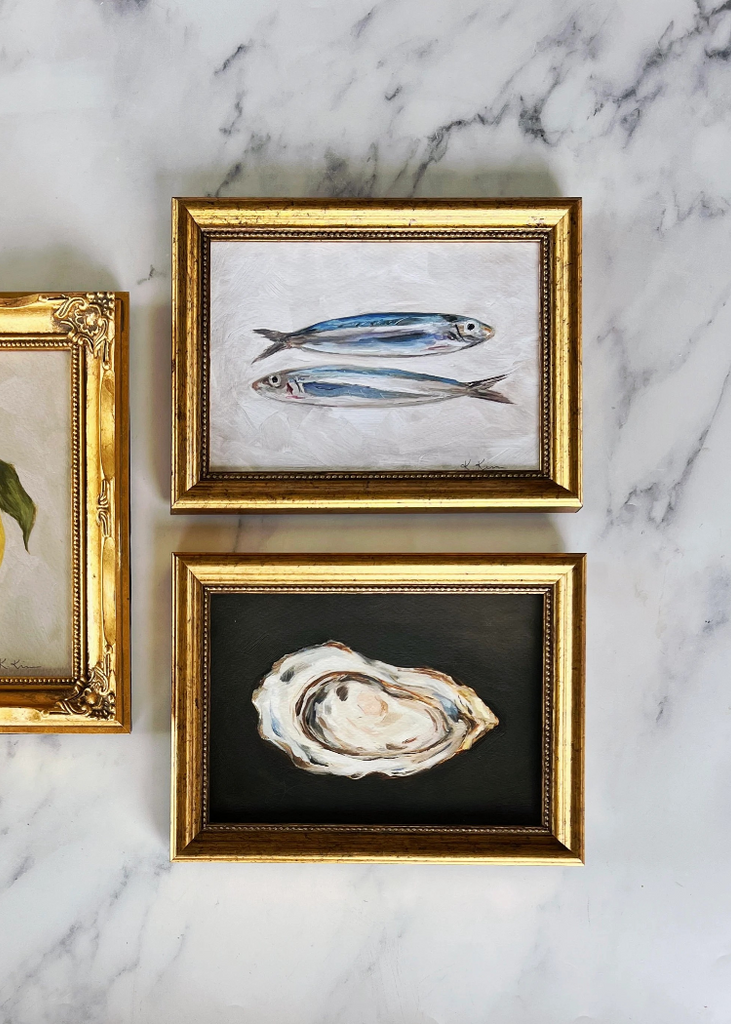 Krista Kim Studio | Sardines II | Framed