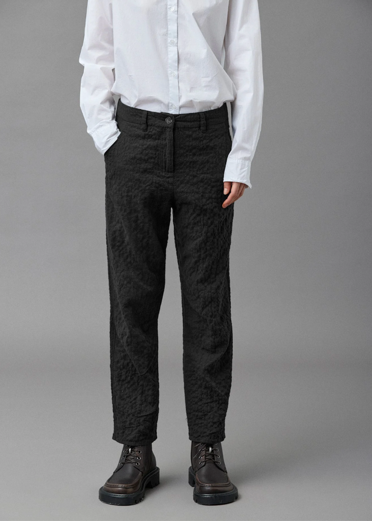 Kristensen du Nord | Cotton Herringbone Cropped Pants