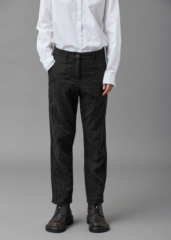 Kristensen du Nord | Cotton Herringbone Cropped Pants