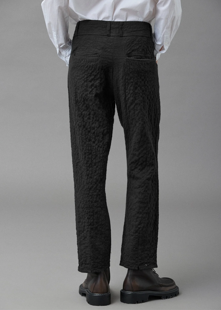 Kristensen du Nord | Cotton Herringbone Cropped Pants
