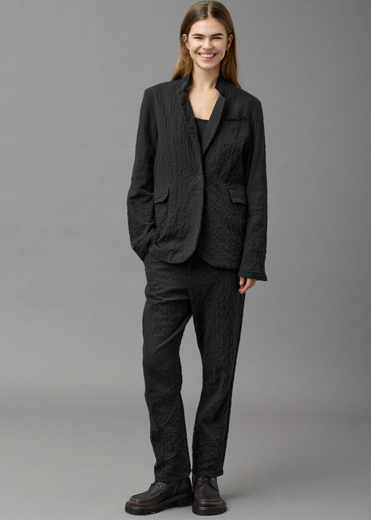 Kristensen du Nord | Cotton Herringbone Cropped Pants
