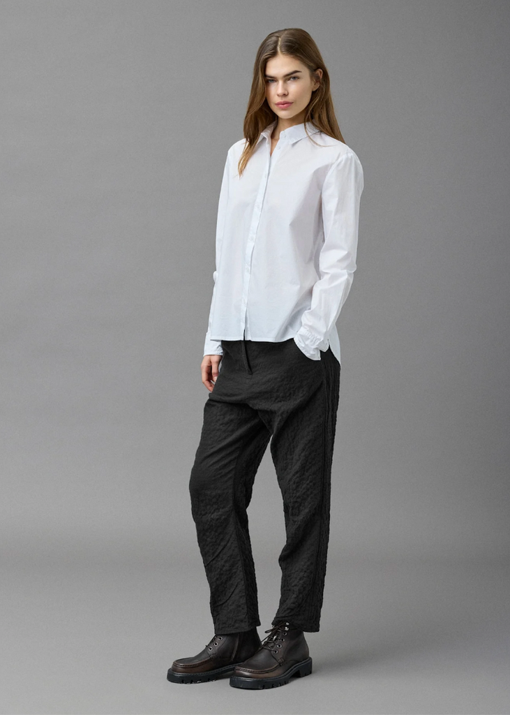 Kristensen du Nord | Cotton Herringbone Cropped Pants