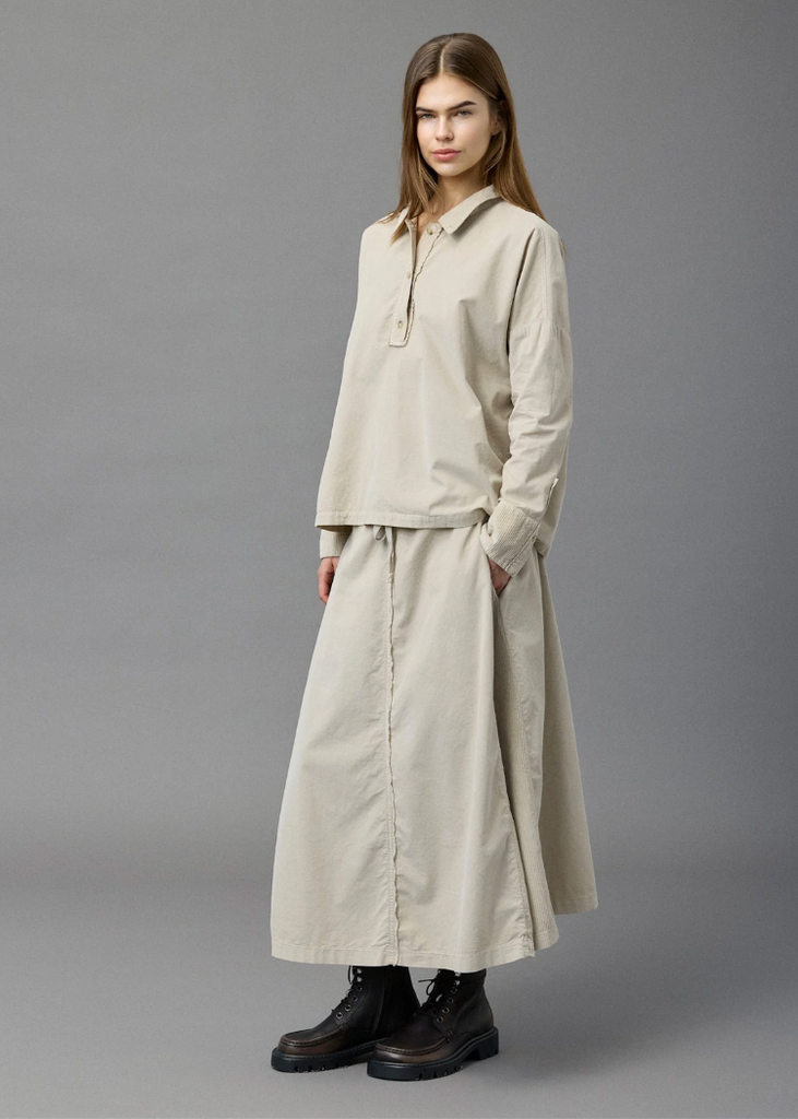 Kristensen du Nord | Soft Corduroy Placket Shirt