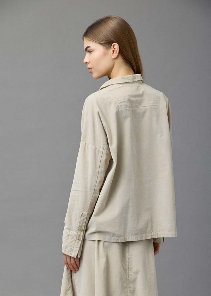 Kristensen du Nord | Soft Corduroy Placket Shirt