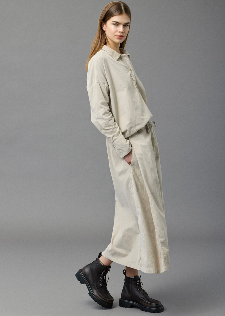 Kristensen du Nord | Soft Corduroy Side Pleated Skirt