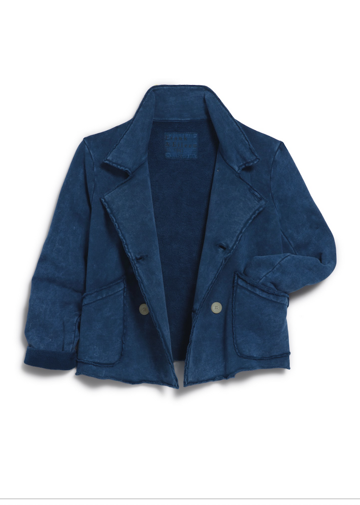 Frank & Eileen | Mini Belfast Cropped Peacoat | Triple Fleece