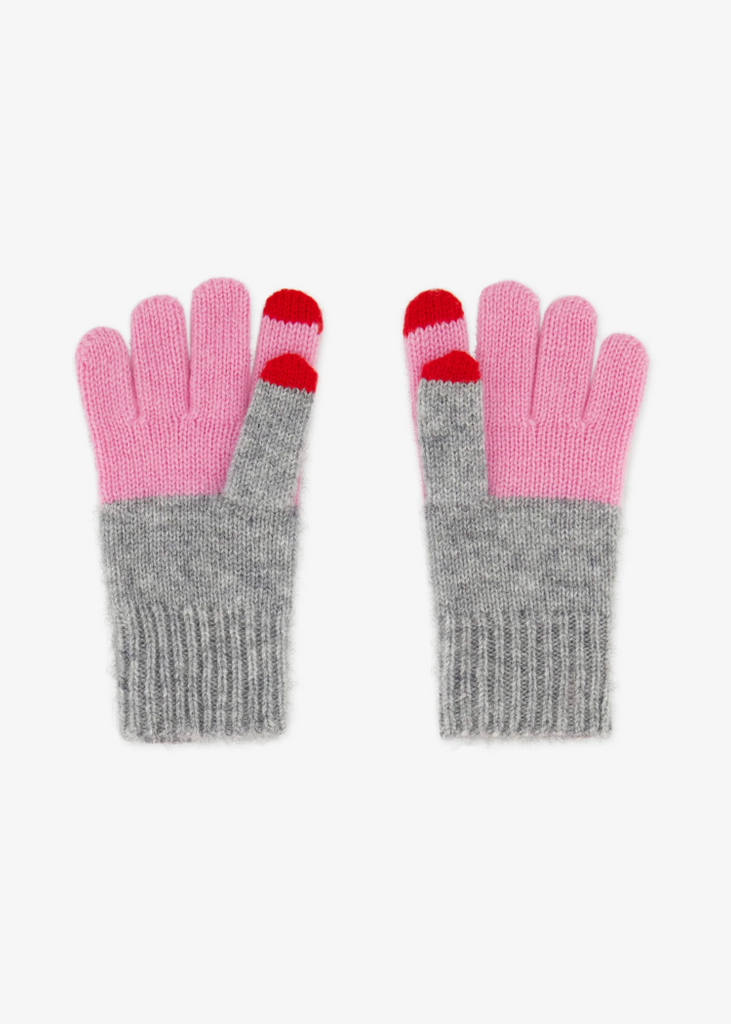 Lao Lao Studios | Kids Glove in Cashmere/Wool | Pink