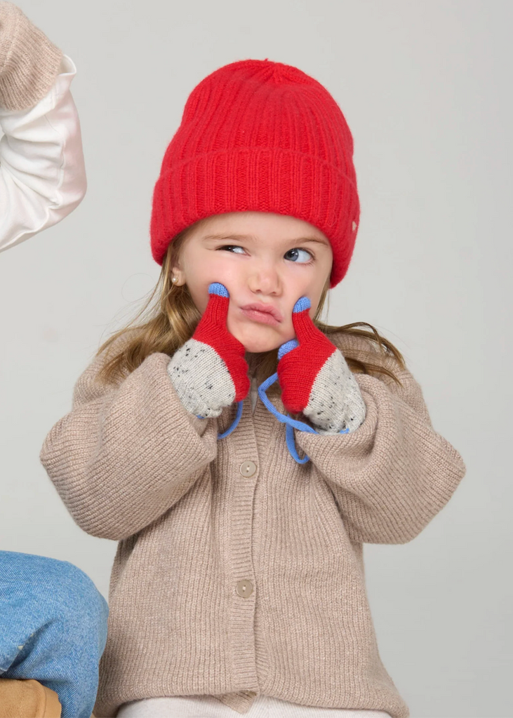 Lao Lao Studios | The Kids Being Kids Gloves | 1-2 Years Old Red/Blue