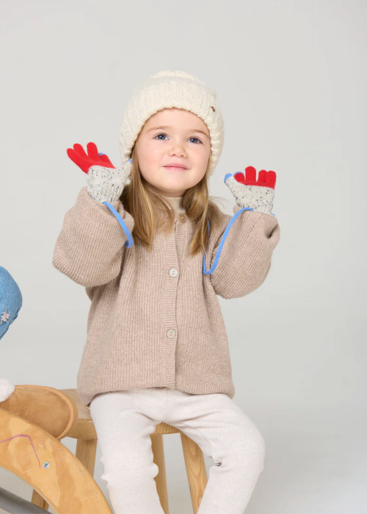 Lao Lao Studios | The Kids Being Kids Gloves | 4-5 Years Old Red/Blue