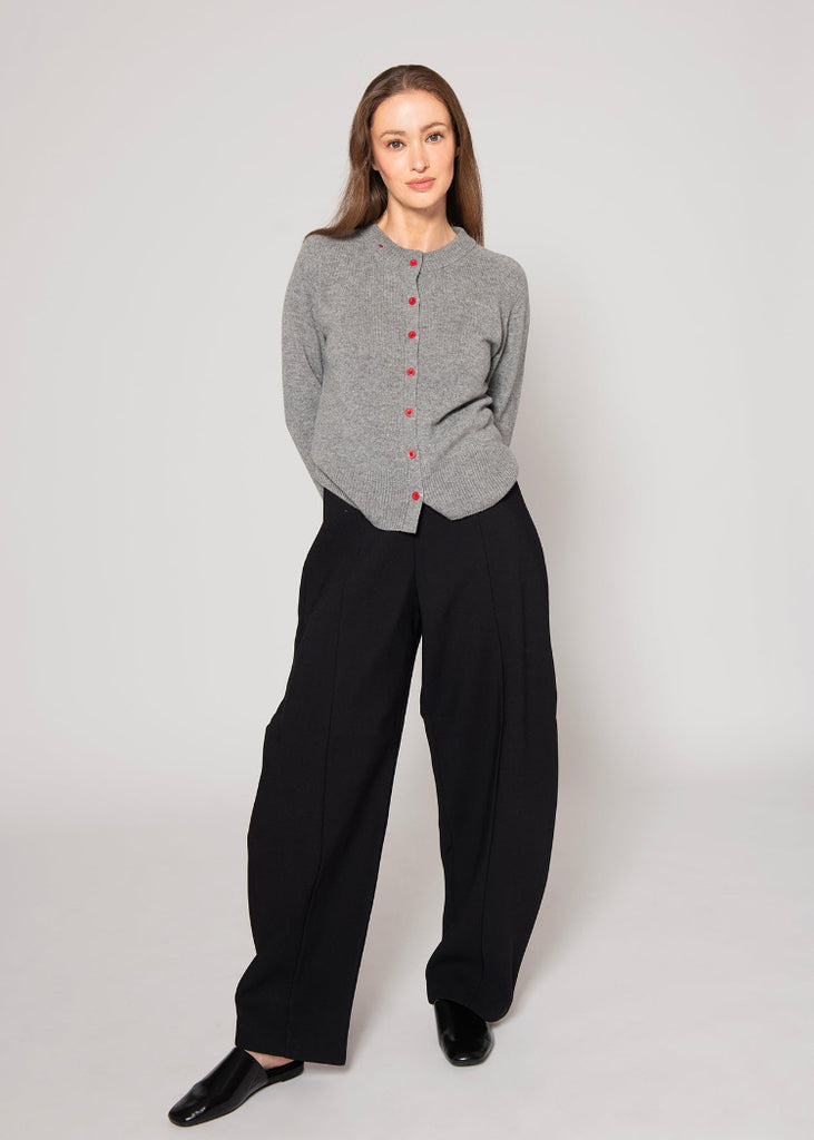 Lao Lao Studios | Halle Cardigan in Cashmere | Grey
