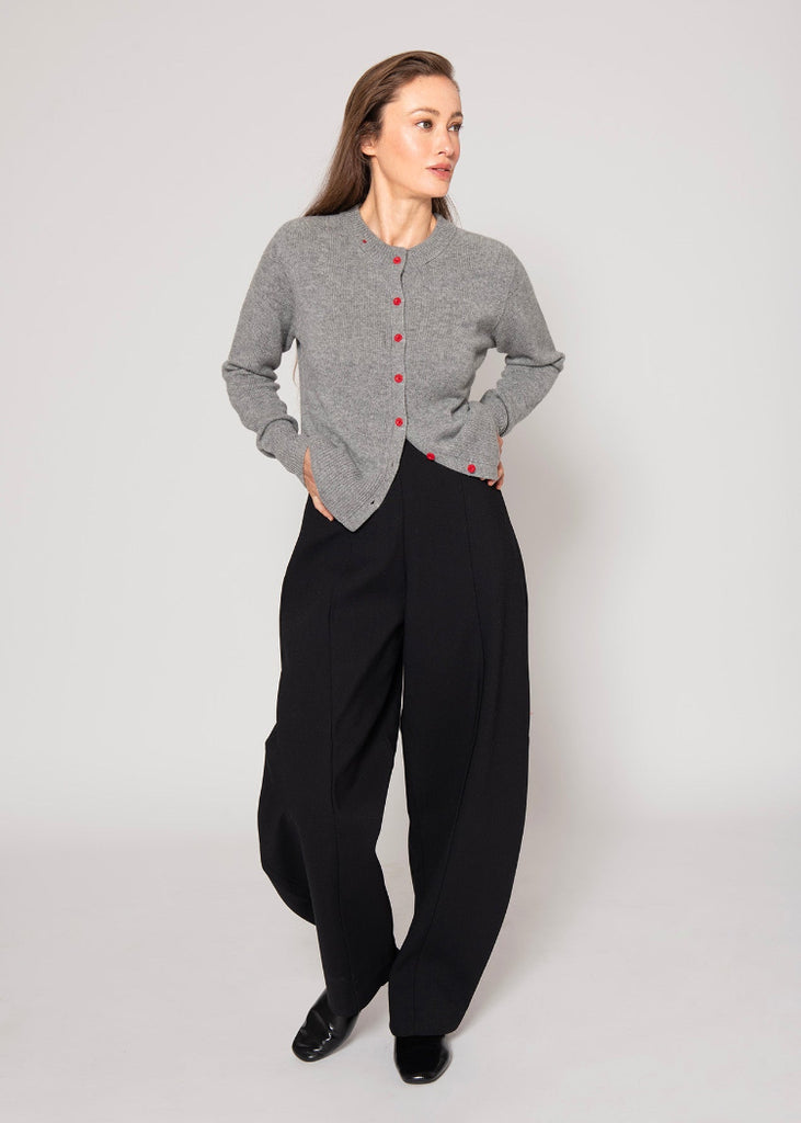 Lao Lao Studios | Halle Cardigan in Cashmere | Grey