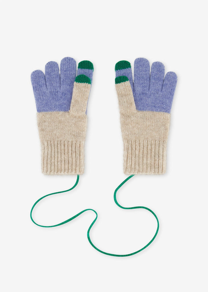Lao Lao Studios | Kids Glove in Cashmere/Wool | Blue