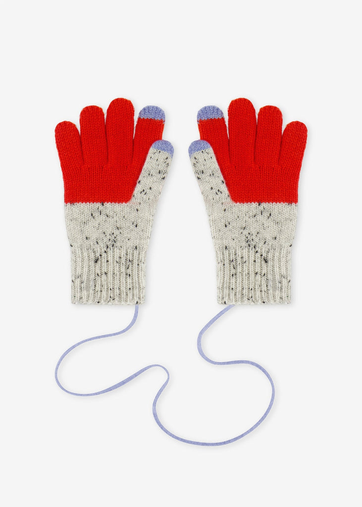 Lao Lao Studios | Kids Glove in Cashmere/Wool | Red