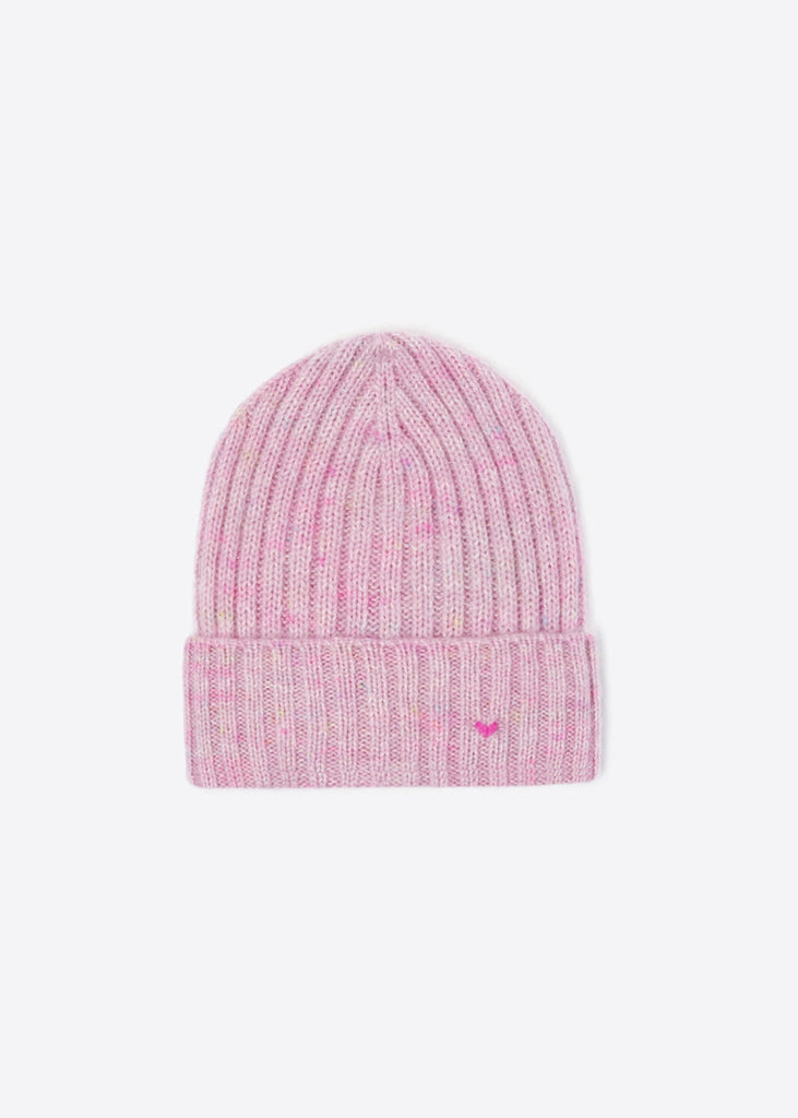 Lao Lao Studios | The Kids Rib Beanie | Pink Prism