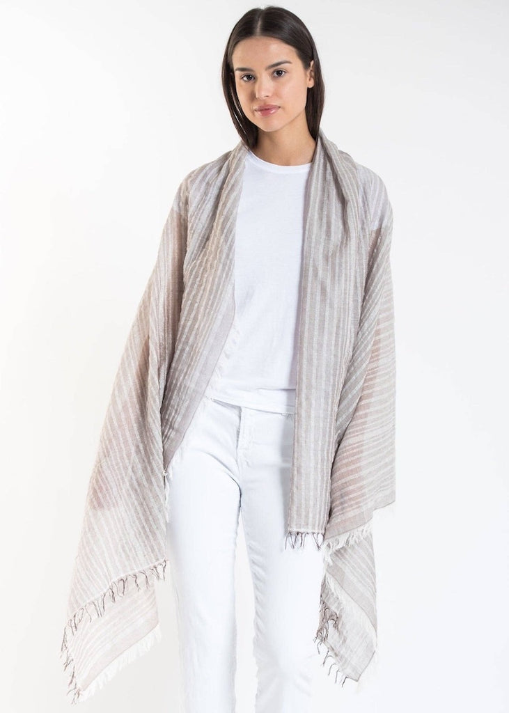 Leher Scarf | Taupe