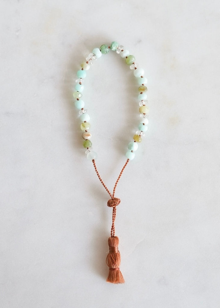Lena Skadegard | Amazonite Knotted Tassel Bracelet