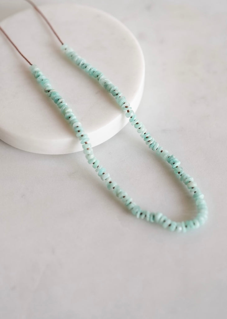 Lena Skadegard | Knotted Amazonite Adjustable Necklace