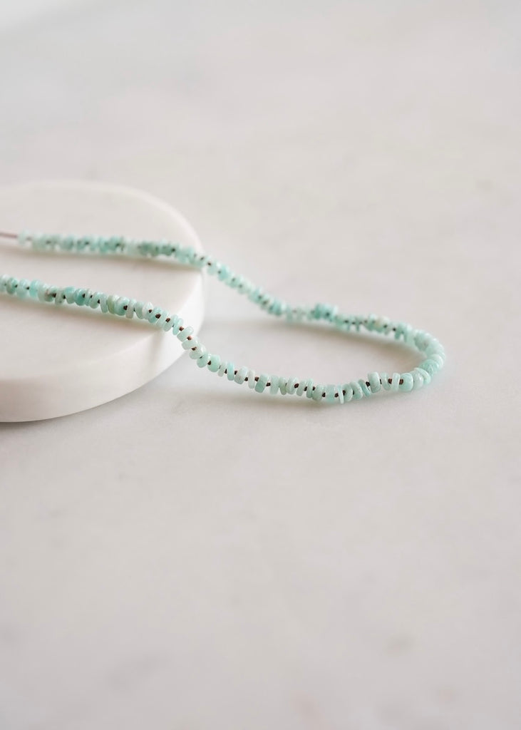 Lena Skadegard | Knotted Amazonite Adjustable Necklace