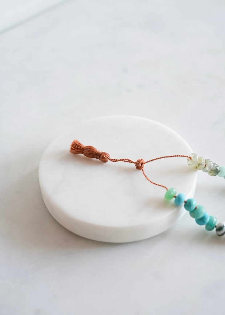 Lena Skadegard | Trade Bead Double Tassel Bracelet