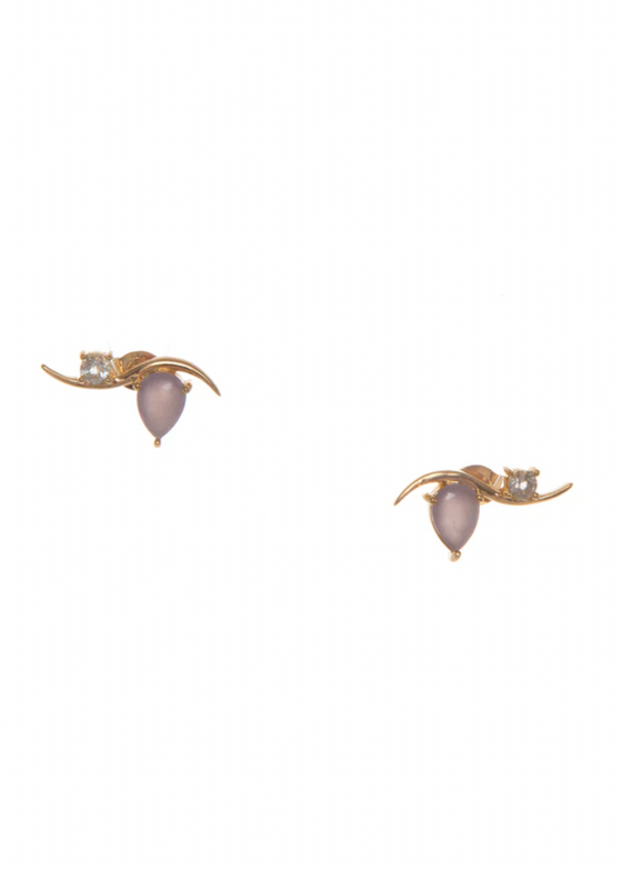 Hailey Gerrits | Alya Earrings Lepidolite