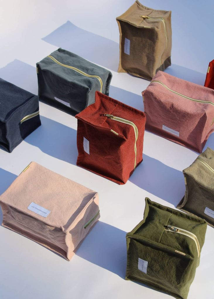 Les Pensionnaires | Cube Toiletry Bag | Caper Green