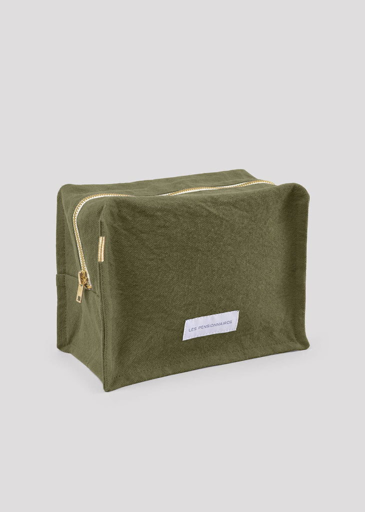 Les Pensionnaires | Cube Toiletry Bag | Caper Green