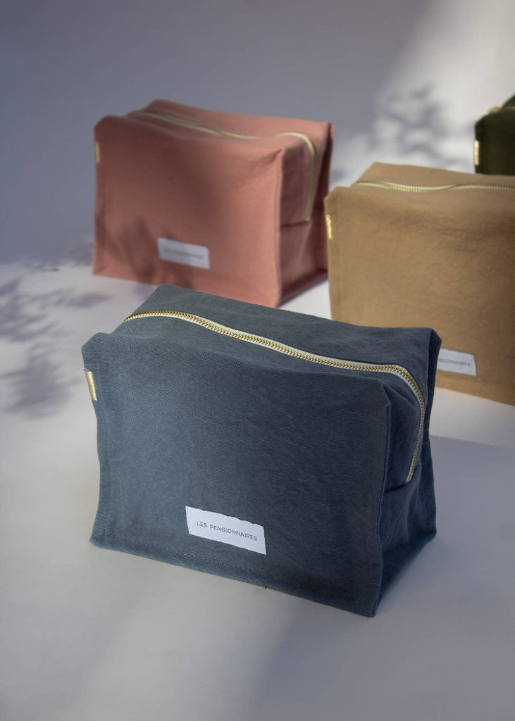 Les Pensionnaires | Cube Toiletry Bag | Horizon Blue