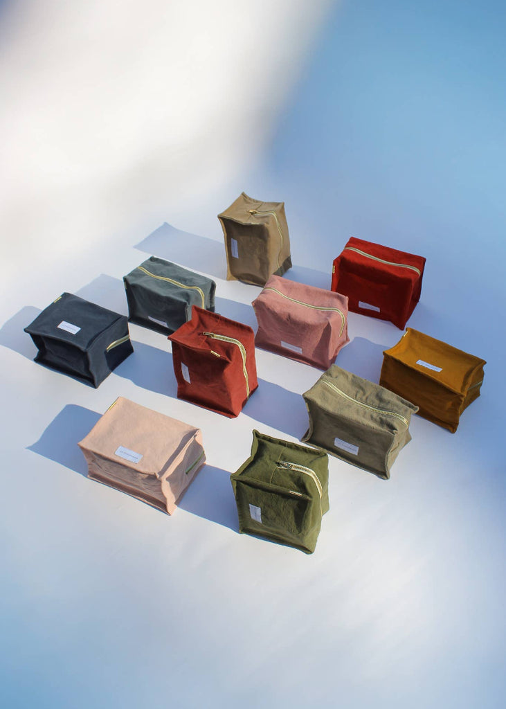 Les Pensionnaires | Cube Toiletry Bag | Linden Green