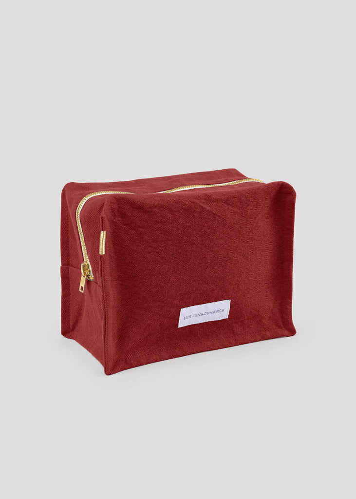 Les Pensionnaires | Cube Toiletry Bag | Rust