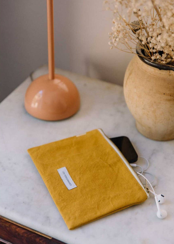 Les Pensionnaires | Small Pouch | Saffron Yellow