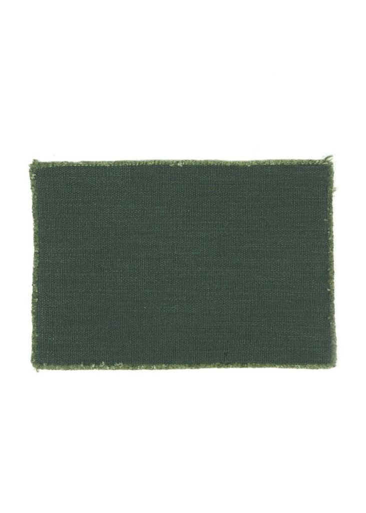 Libeco | Jasper Place Mat | Hunter Green | Set of 2