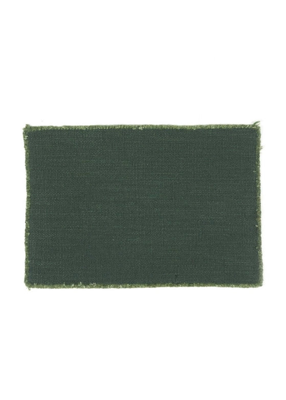Libeco | Jasper Place Mat | Hunter Green | Set of 2