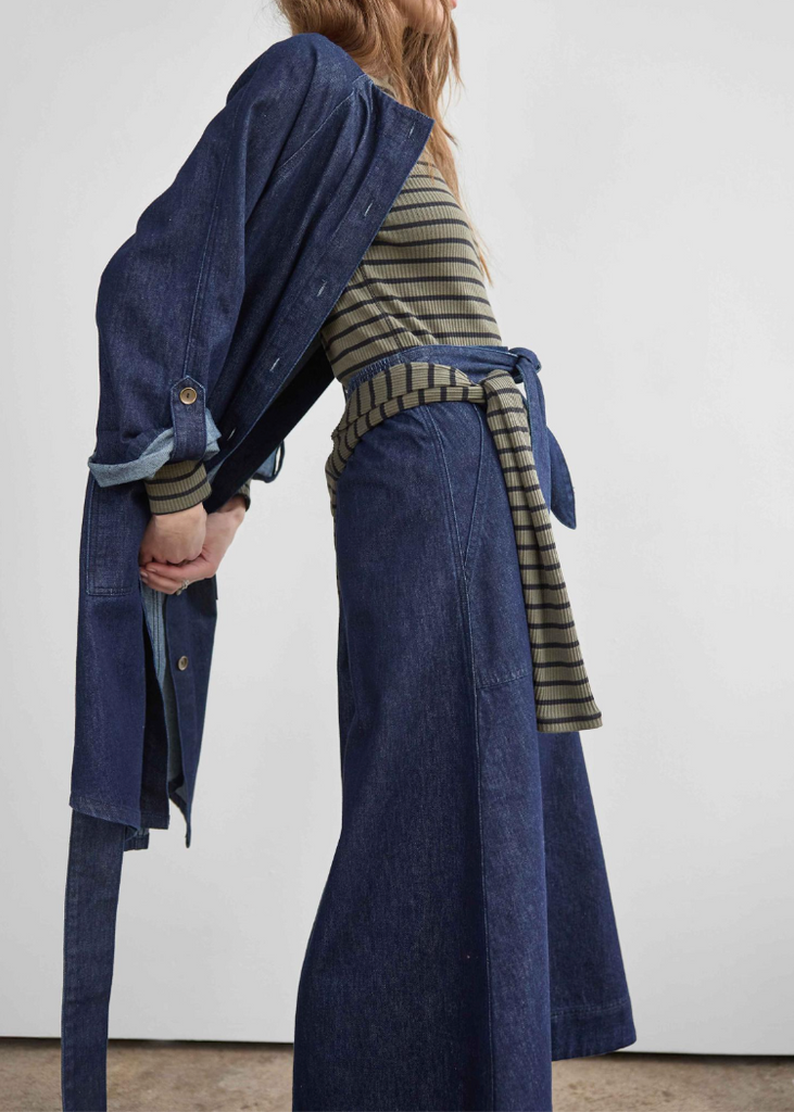 Lilla P | Belted Pocket Front Skirt