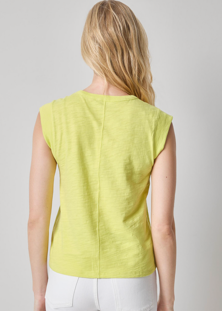 Lilla P | Cap Sleeve Crew | Limeade