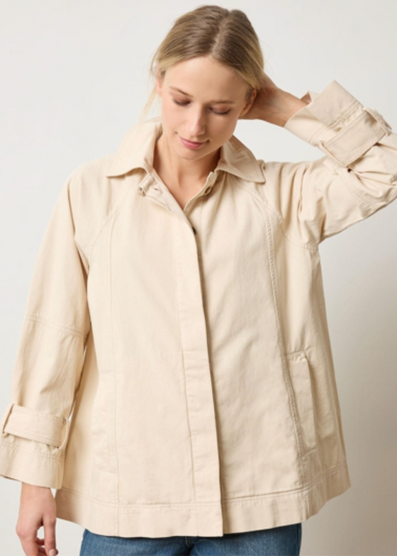 Lilla P | Collared Twill Jacket