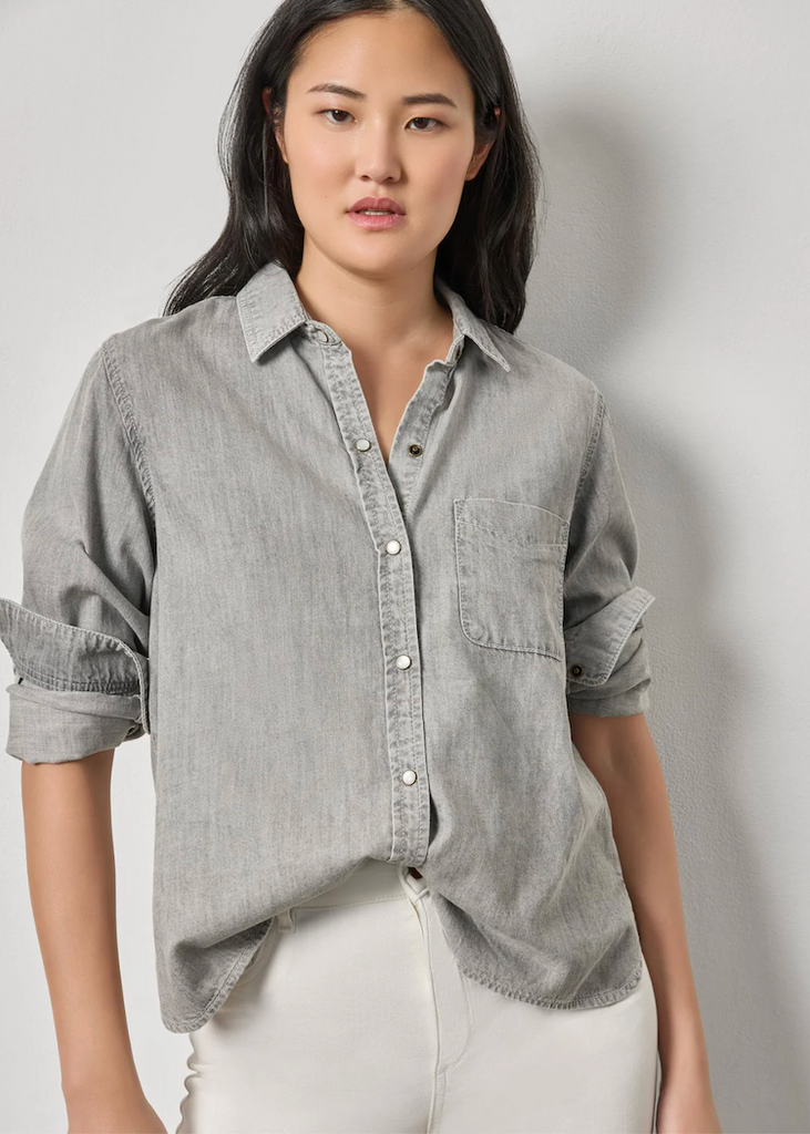 Lilla P | Denim Button Down